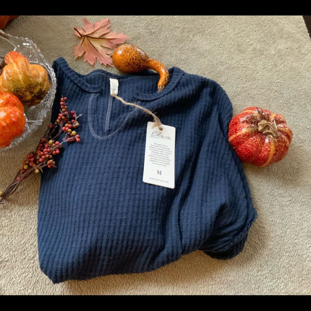 Elan Waffle Blouse - Picture 5 of 7